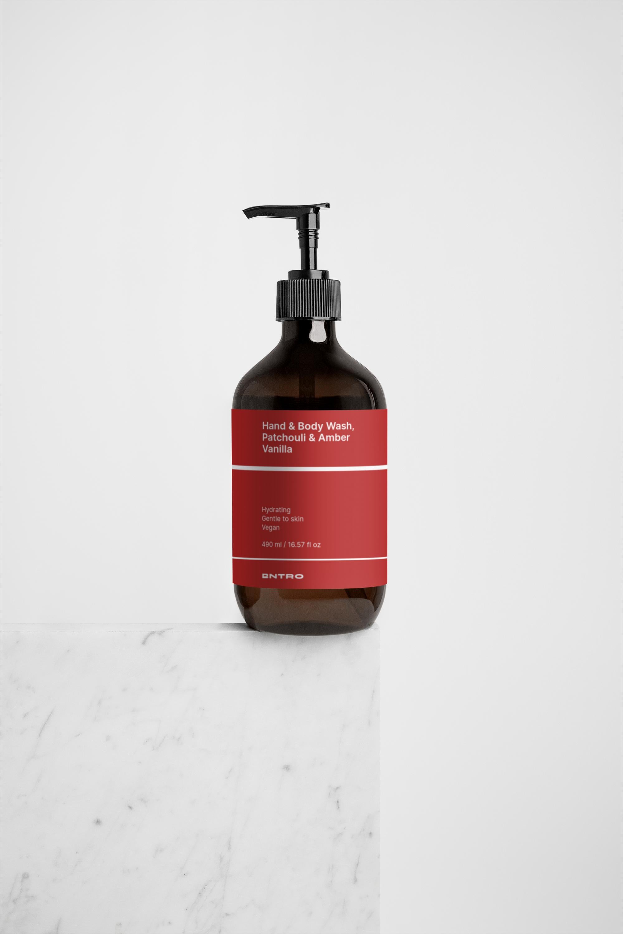 Hand & Body Wash, Patchouli & Amber Vanilla