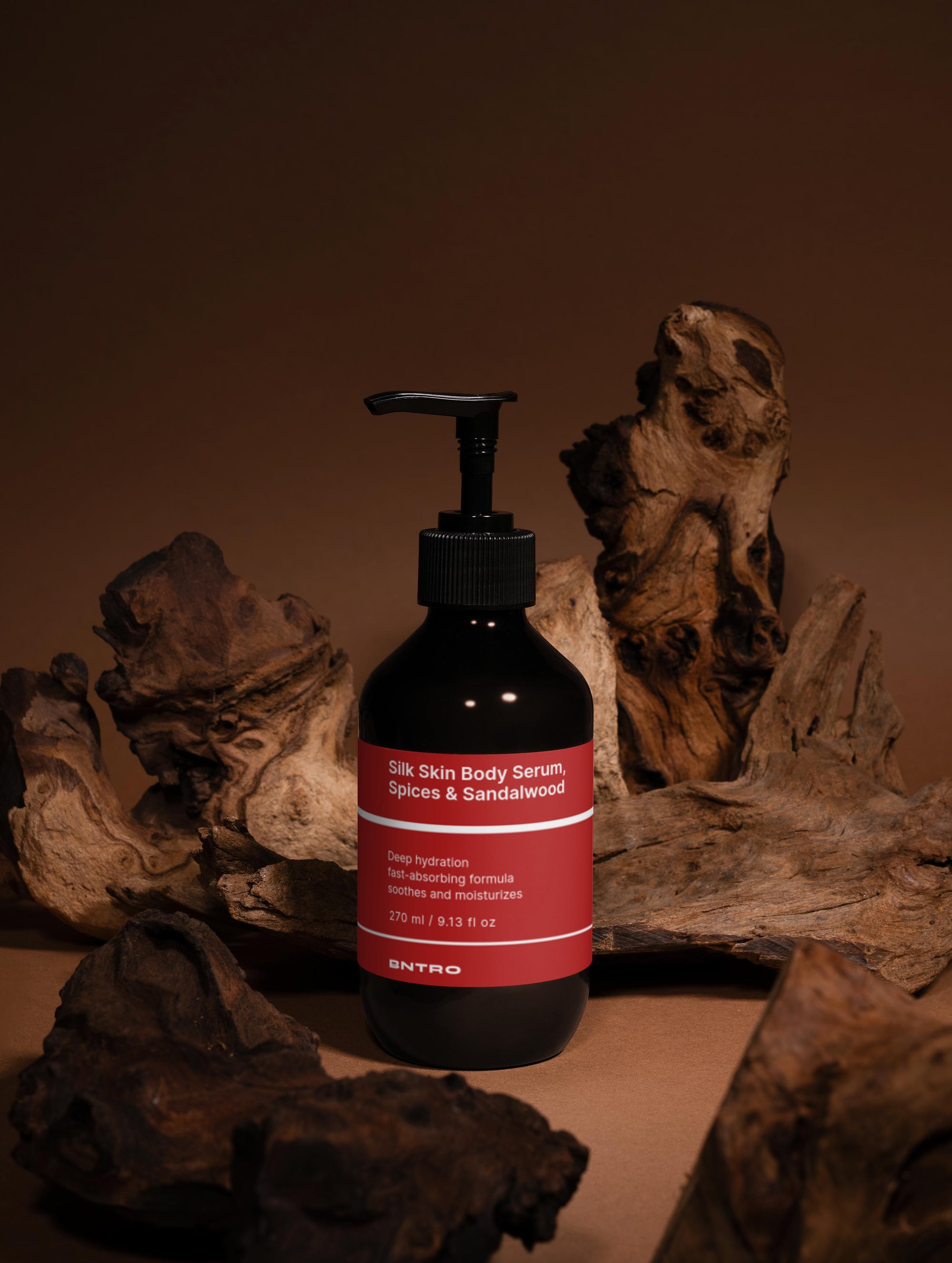 Silk Skin Body Serum, Spices & Sandalwood